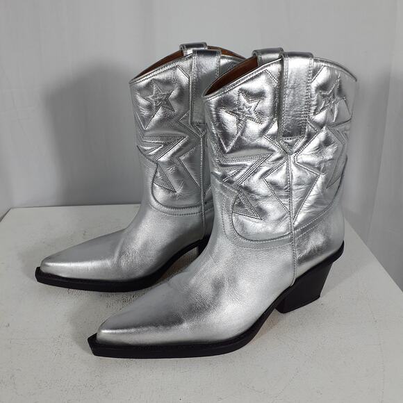 Paris Texas 'Texas Star' Cowboy Boots Size 6 - Picture 2 of 6